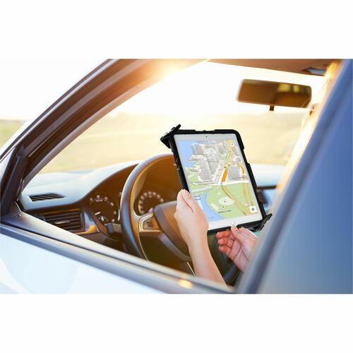 Soporte de cuello de cisne de seguridad de liberación rápida digital CTA para tabletas de 7 a 14 pulgadas, en