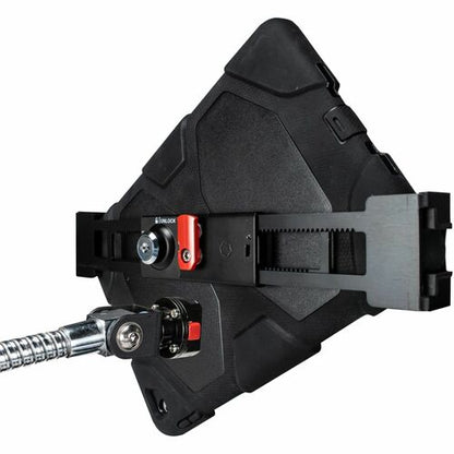 Soporte de cuello de cisne de seguridad de liberación rápida digital CTA para tabletas de 7 a 14 pulgadas, en