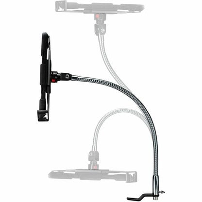 Soporte de cuello de cisne de seguridad de liberación rápida digital CTA para tabletas de 7 a 14 pulgadas, en
