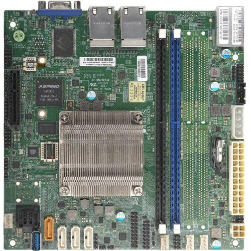 A2SDI-2C-HLN4F EMBEDDED DENVERTON MITX 2 CORE QUAD 1GBE
