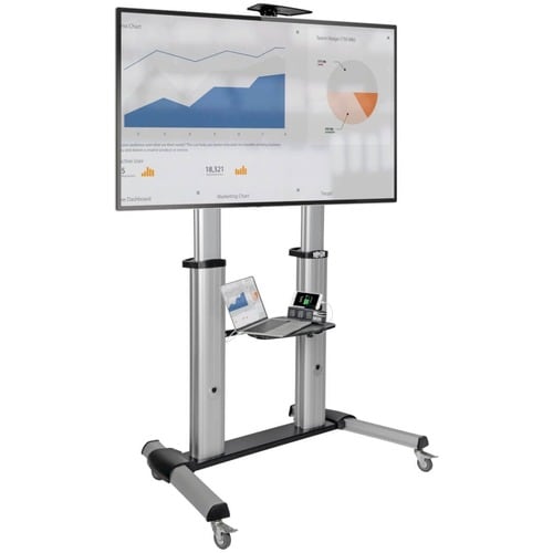 Tripp Lite series Mobile Flat-Panel Floor Stand - 60" - 100" TVs and M