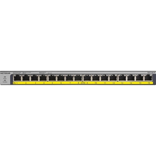 16PORT UNMANAGED POE/POE+ GB ENET 76 WATT POWER STDALNE SWITCH