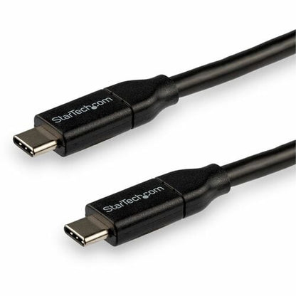 Cable USB C a USB C StarTech.com de 3 m y 10 pies con PD de 5 A - M/M - USB 2.0 - Cerradura USB-IF