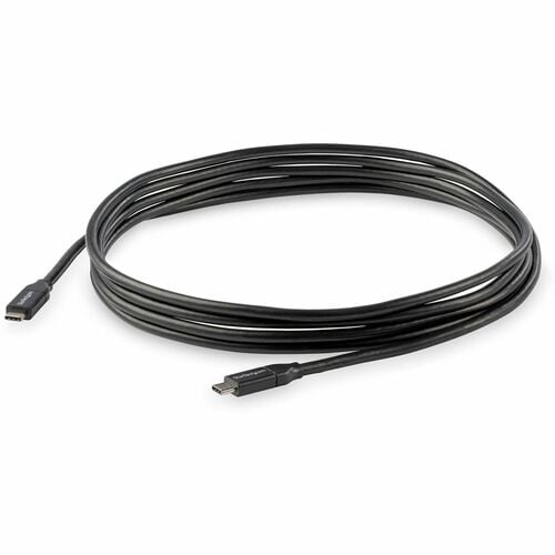 Cable USB C a USB C StarTech.com de 3 m y 10 pies con PD de 5 A - M/M - USB 2.0 - Cerradura USB-IF