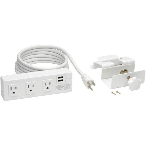 Tripp Lite by Eaton Protect It! TLP310USBCW 3-Outlet Surge Suppressor/