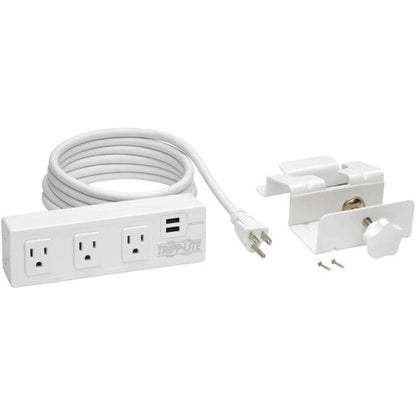 Tripp Lite by Eaton Protect It! TLP310USBCW 3-Outlet Surge Suppressor/