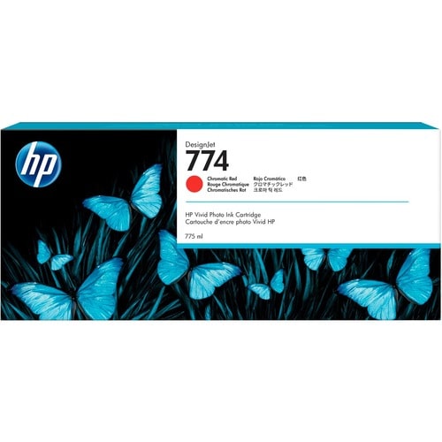 HP 774 Original Inkjet Ink Cartridge - Chromatic Red Pack -