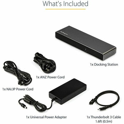 StarTech.com Station d'accueil Thunderbolt 3, double moniteur 4K 60 Hz
