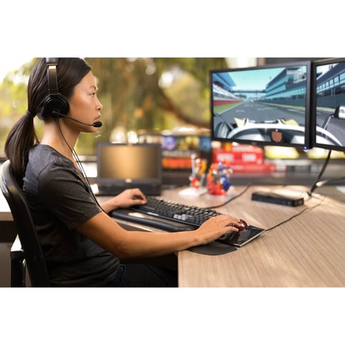 Kensington Classic USB-A Headset with Mic - Stereo - USB Type A - Wired - Over-t
