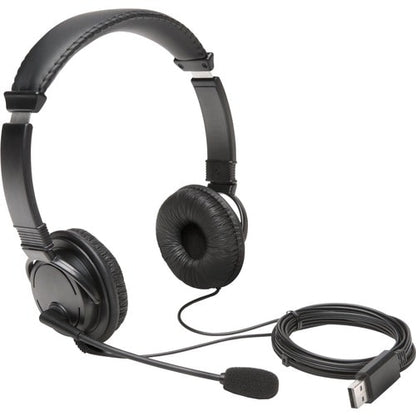 Kensington Classic USB-A Headset with Mic - Stereo - USB Type A - Wired - Over-t