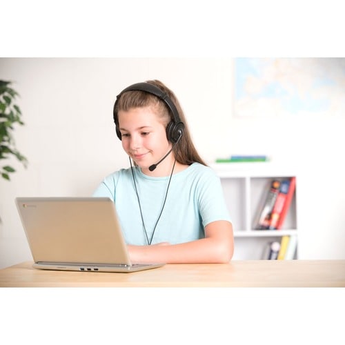 Kensington Classic USB-A Headset with Mic - Stereo - USB Type A - Wired - Over-t
