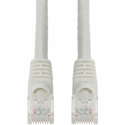 AddOn 25ft White CAT 6 PVC Ethernet Cable Snagless Bubble Boot RJ
