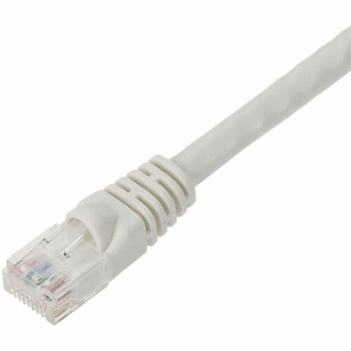 AddOn 50ft White CAT 6 PVC Ethernet Cable Snagless Bubble Boot RJ