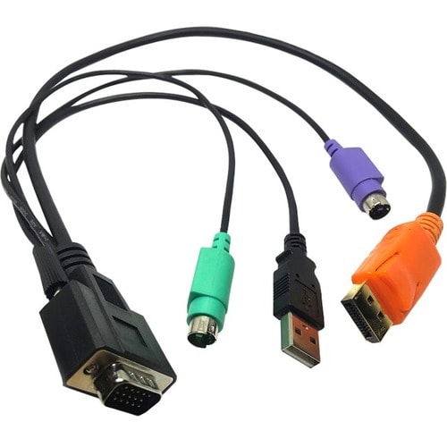 CONJUNTO DE CABLES SPIDER DUO-PS/2 SERVIDOR STD 21.6 PULGADAS MULTI 1