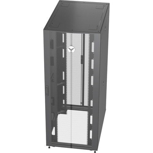 Vertiv™ VR Rack - 42U, 2000mm (H), 600mm (W), 1100mm (D) - For Server,