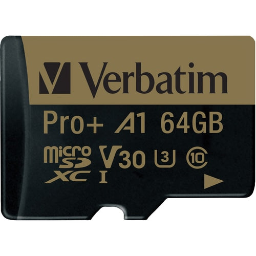 64GB PRO PLUS 666X MICROSDXC MEM CARD ADAP UHSI V30 U3 CLASS 10