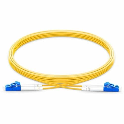 ECI Networks LC UPC to LC UPC Duplex 2.0mm OFNP 9/125 Single Mode Fiber Patch Cable