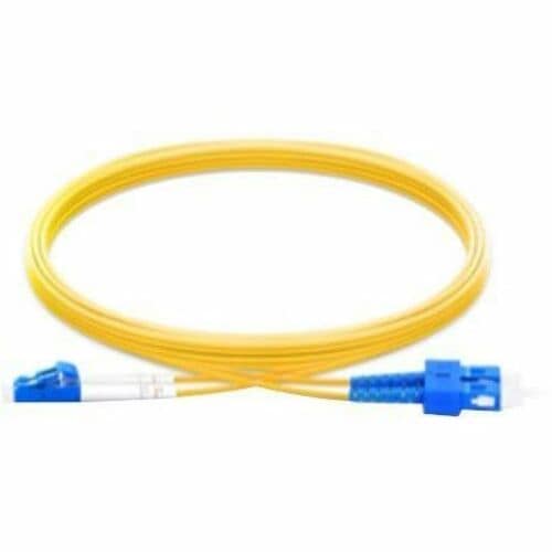 ECI Networks LC UPC to SC UPC Duplex 2.0mm OFNP 9/125 Single Mode Fiber Patch Cable