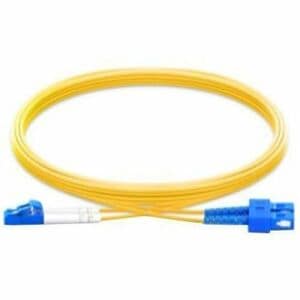 ECI Networks LC UPC to SC UPC Duplex 2.0mm OFNP 9/125 Single Mode Fiber Patch Cable