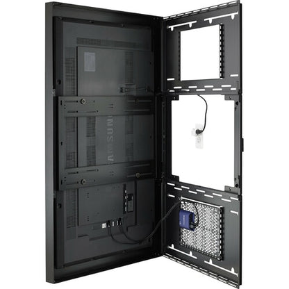 Chief Impact On-Wall Kiosk - Portrait 50" Black
