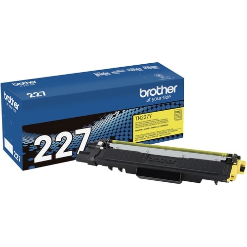 Cartouche de toner laser haute capacité d'origine Brother TN-227Y -