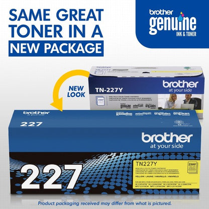 Brother TN-227Y Original High Yield Laser Toner Cartridge -