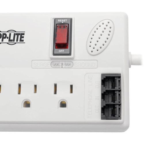 Tripp Lite by Eaton TLP806TELTAA 8-Outlet Surge Suppressor/Protector -