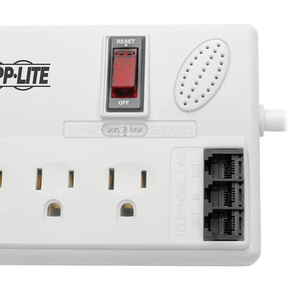 Tripp Lite by Eaton TLP806TELTAA 8-Outlet Surge Suppressor/Protector -