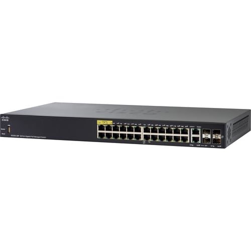 SG350-28P CONMUTADOR ADMINISTRADO POE DE 28 PUERTOS GIGABIT REMANUFACTURADO