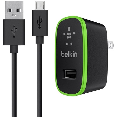 Belkin 12W USB-A Wall Charger + USB-A to Micro