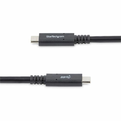 StarTech.com 6 ft (1.8m) USB C to USB C Cable, 5A 100W PD 3.0, Certified Works W