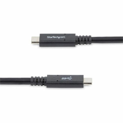 StarTech.com 6 ft (1.8m) USB C to USB C Cable, 5A 100W PD 3.0, Certified Works W