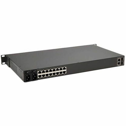 Serveur de console série 16 ports, 2 ports USB, double GBE, 16 Go de mémoire flash 1U
