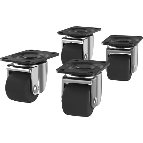 Vertiv™ Caster Kit Qty 4 - Metal - Black - 4 Piece