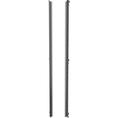 Vertiv™ 42U x 800mm Wide 19" Server Rails Square Hole Black (Qty 2) -