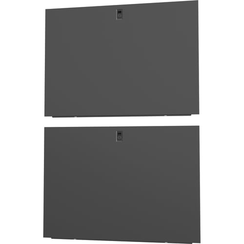 Vertiv™ 42U x 1100mm Deep Split Side Panels Black (Qty 2) - Metal - Bl