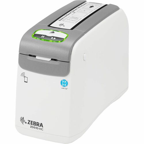 Zebra ZD510-HC Direct Thermal Printer - Monochrome - Portable - Wristband Print