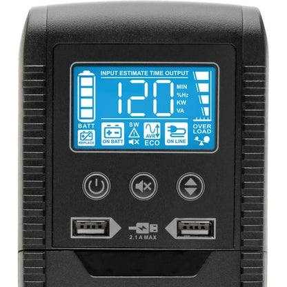 Tripp Lite by Eaton ECO1500LCD 1440VA Tower UPS - Tower - AVR - 7 Hour