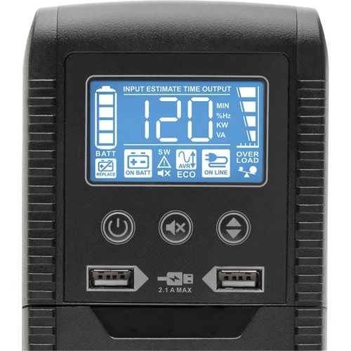 Tripp Lite by Eaton ECO1500LCD 1440VA Tower UPS - Tower - AVR - 7 Hour