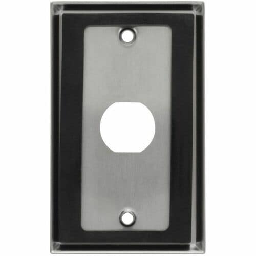 Tripp Lite by Eaton N206-FP01-IND RJ45 Bulkhead Wall Plate, 1 Cutout, Industrial