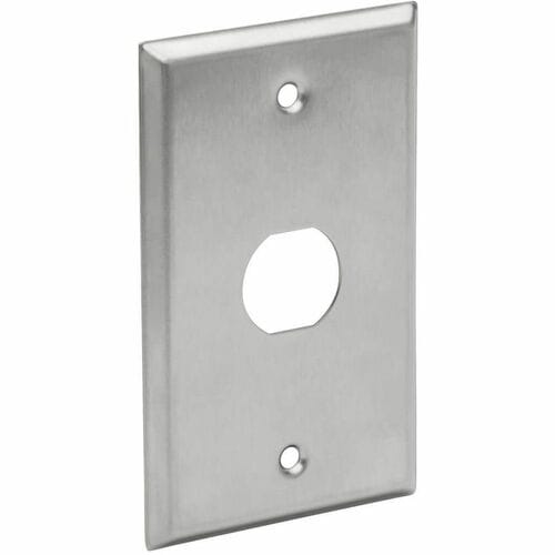 Placa de pared de mamparo RJ45 N206-FP01-IND de Tripp Lite by Eaton, 1 corte, industrial
