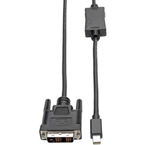 Cable adaptador Mini DisplayPort a DVI de Tripp Lite by Eaton (macho a macho)
