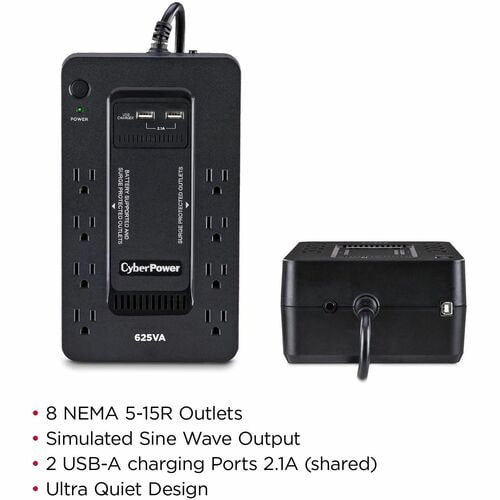 Cyber Power CyberPower Standby ST625U 625VA Compact UPS - Compact