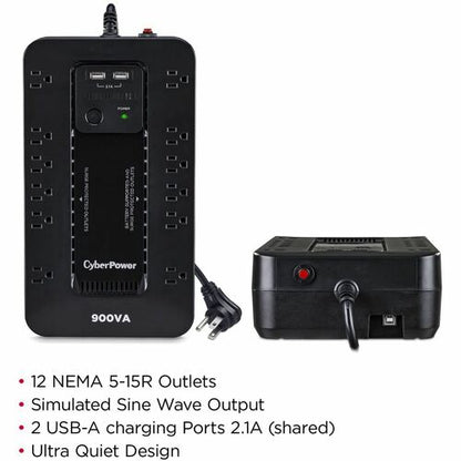 Cyber Power CyberPower ST900U Standby UPS Systems - 900VA/500W, 120 VA