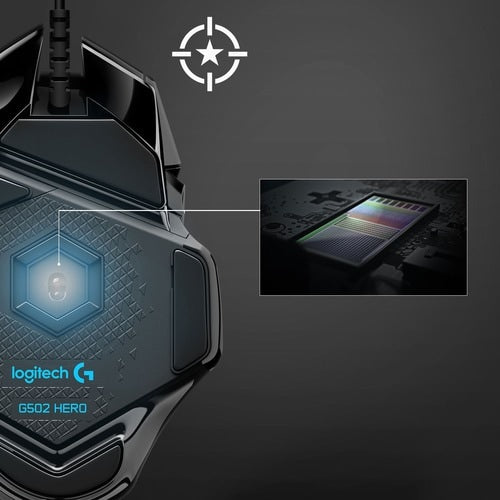 LOGITECH G502 HERO GAMING MOUSE