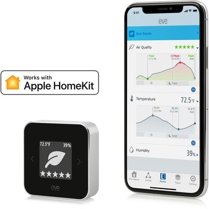 Eve - Room Indoor Air Quality Monitor - Indoor Air Quality Monitor for