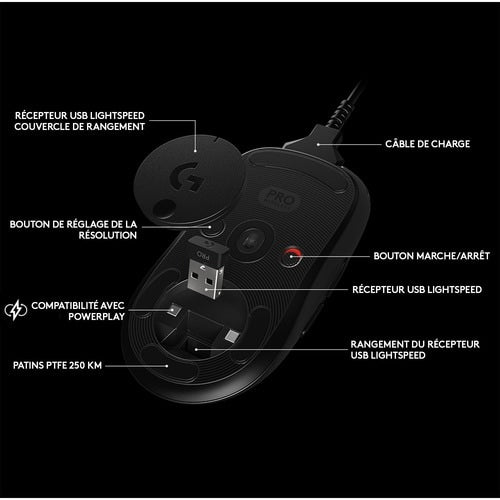 WM ONLY LOGITECH PRO WRLS GAMING MOUSE