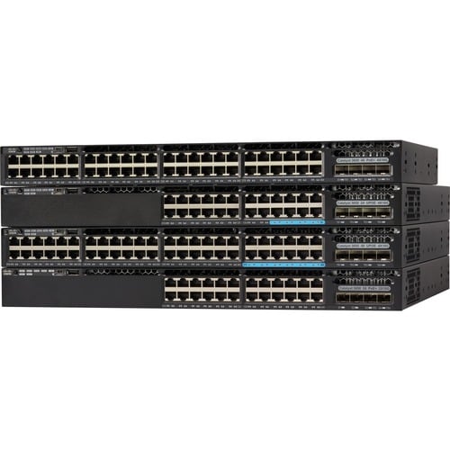 CAT3650 48PORT MGIG 4X10G UPLINK IP BASE REMANUFACTURED