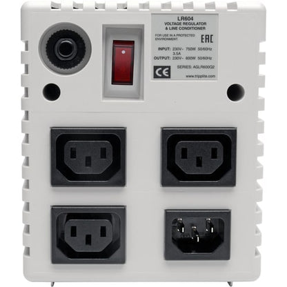 Acondicionador de energía Tripp Lite by Eaton LR604 de 600 W y 230 V (EMI/RFI, CA)