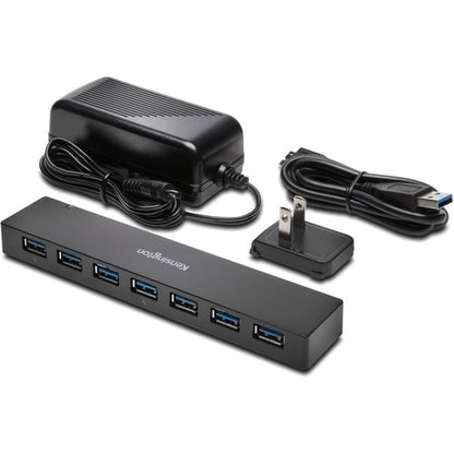 Hub USB 3.0 Kensington 7 ports avec chargeur - USB - Externe